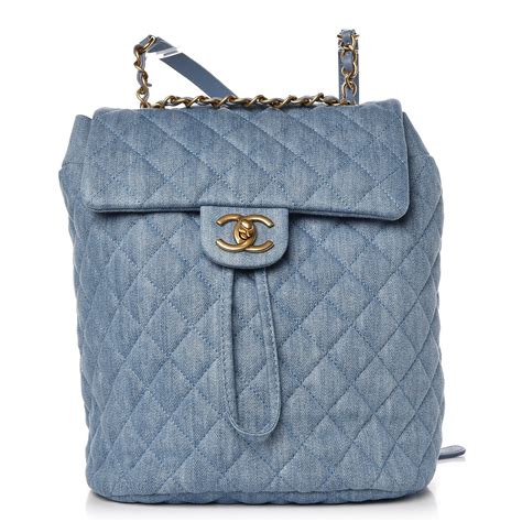 chanel urban spirit denim backpack replica|chanel backpack ioffer.